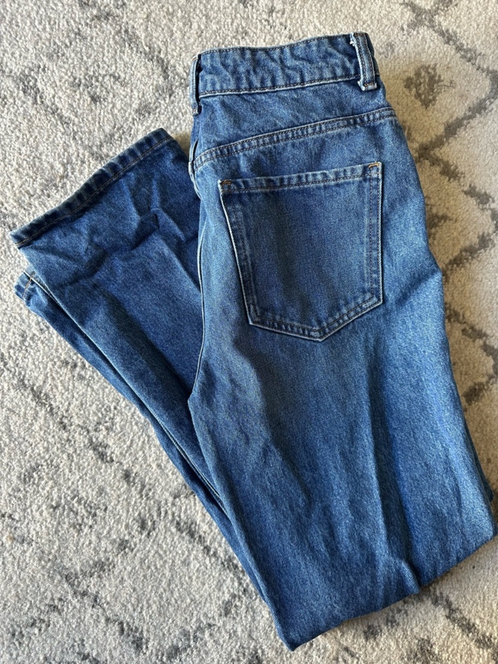 DOEN High-Rise Diana Jeans in Bleu D’Hier Size 27 - Picture 5 of 5